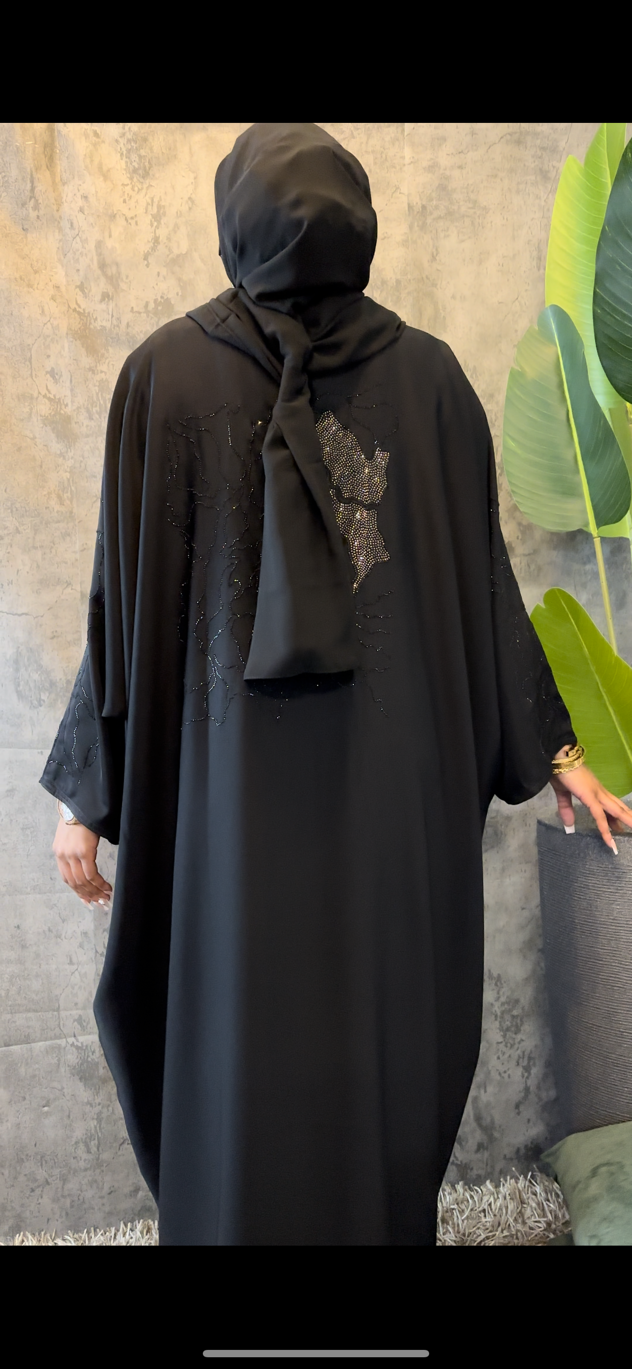 'NADIA' Embellished Abaya