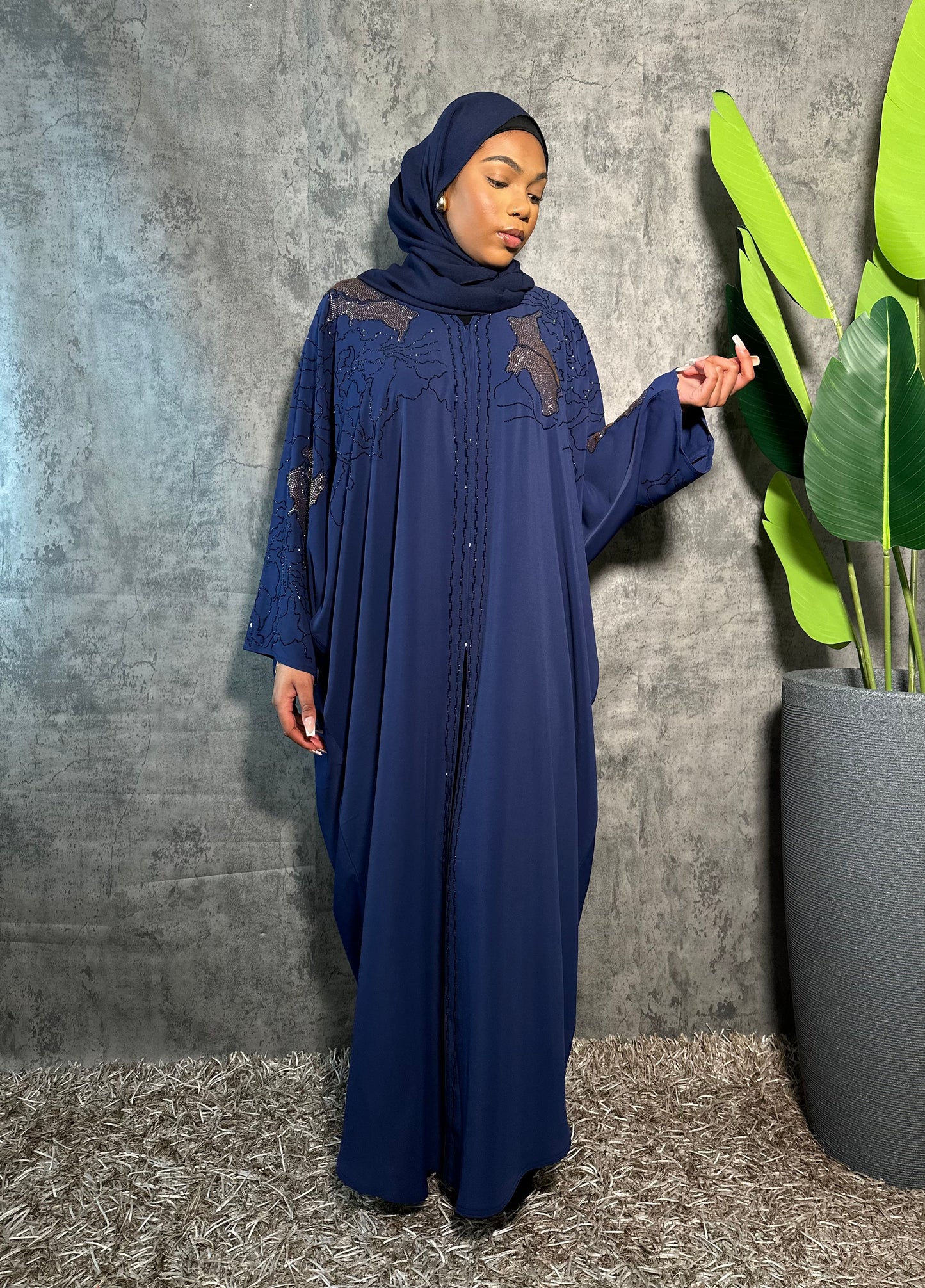 'NADIA' Embellished Abaya