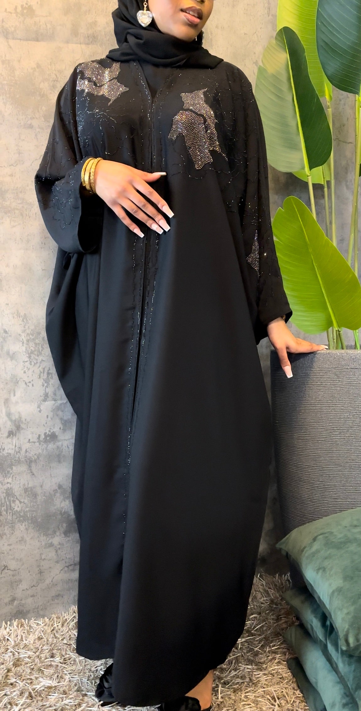 'NADIA' Embellished Abaya