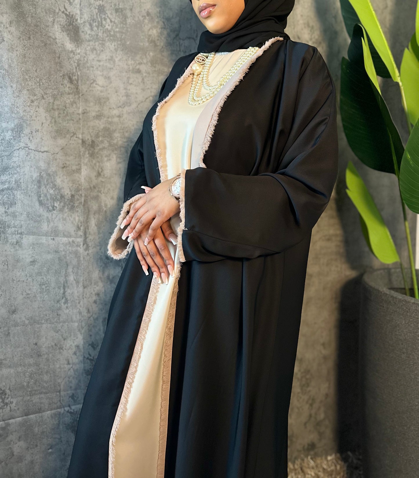 BLACK Reversible Abaya
