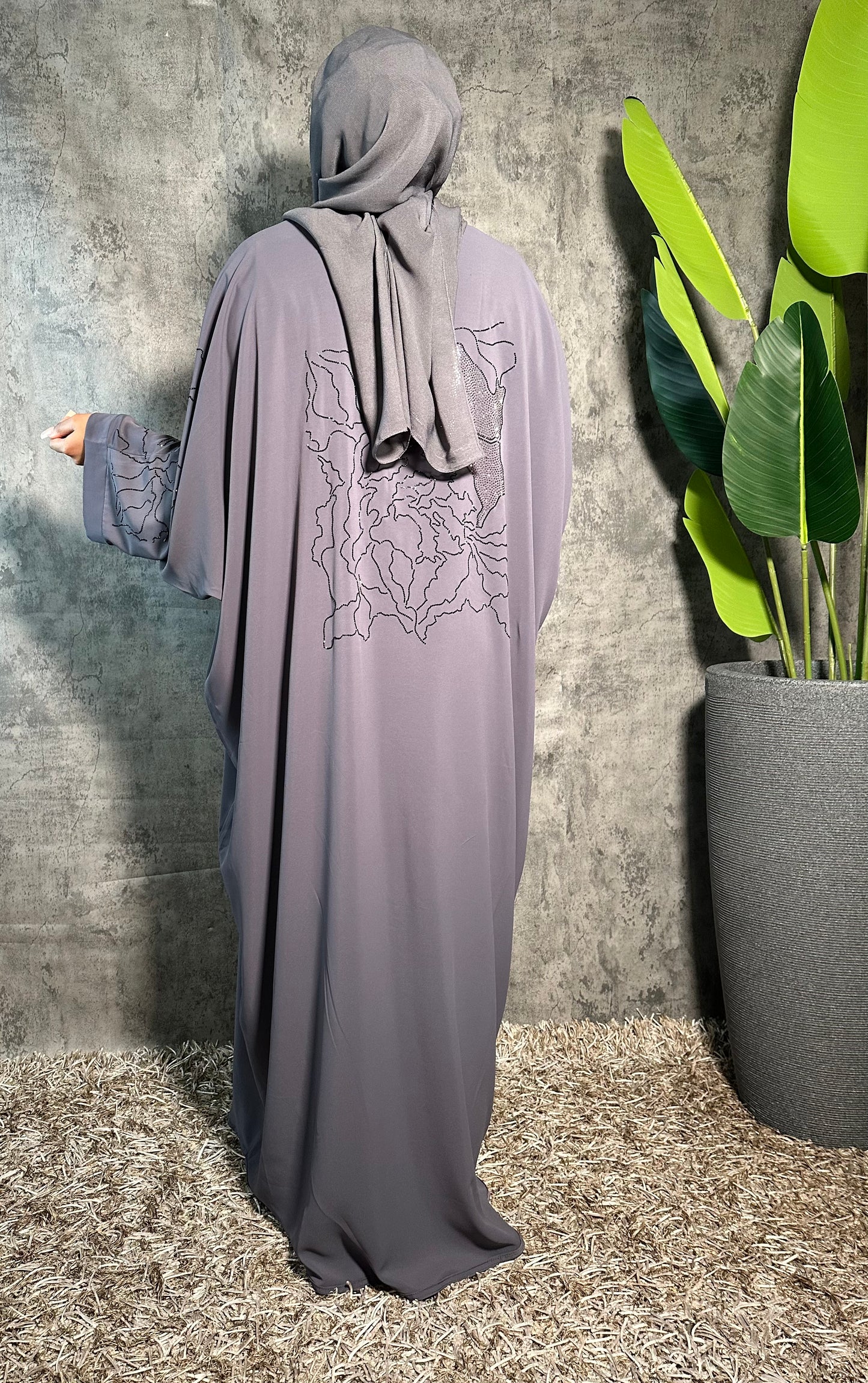 'NADIA' Embellished Abaya