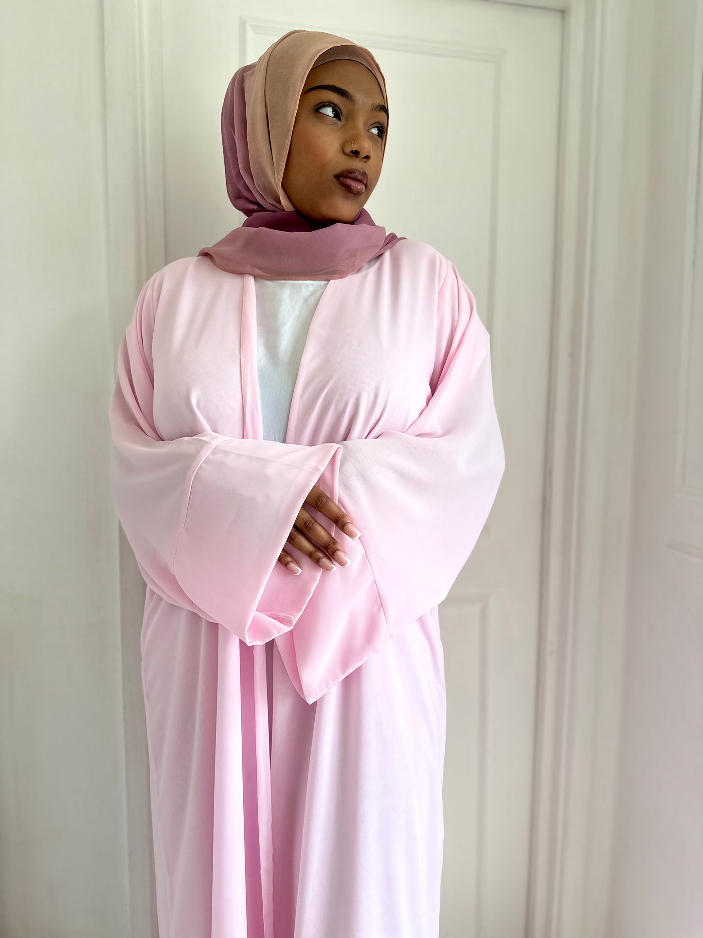 ZARA PINK ABAYA