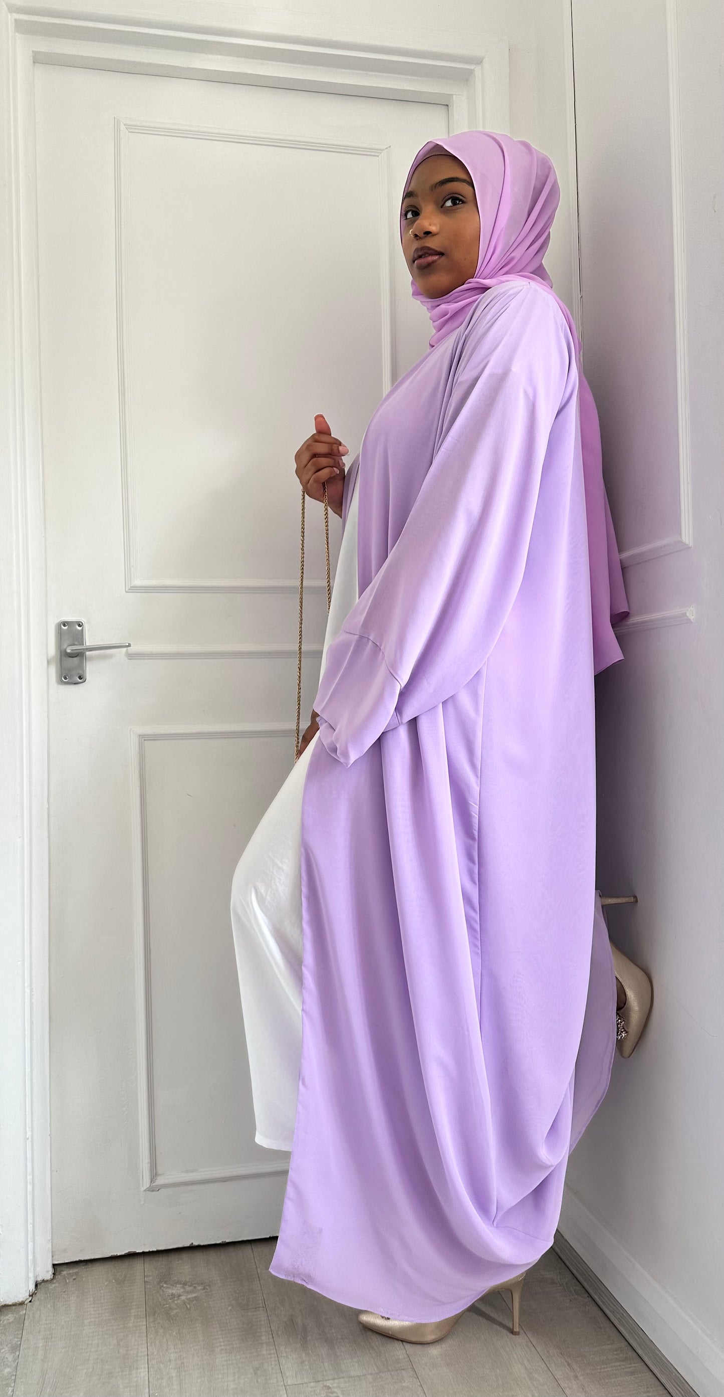 ZARA PURPLE ABAYA